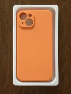 SURPHY iPhone 14 6.1インチ用シリコンケース オレンジ