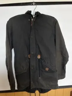 ALPHA INDUSTRIES ブラック モッズコート M