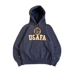 Champion チャンピオン リバースウィーブ USAFA パーカー L 紺