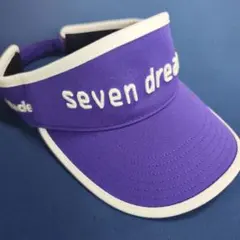 セブンドリーマーズ✖テーラーメイド サンバイザー ／ ジャンボ尾崎　美品　非売品 TaylorMade - セブンドリーマーズ✖テーラーメイド サンバイザー