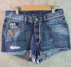 DIESEL レディース デニムショートパンツ 25インチ