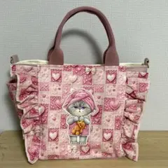 コヤンイサムチョン 新柄バスタイム ルミちゃん サイドポケット付きトートSサイズ