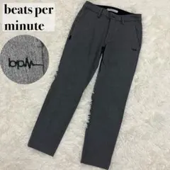 良品✨beats per minute レディース コットン混 ロゴ刺繍 パンツ