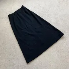 美品　セオリー　ウールロングスカート　ブラック　現行　サイズ2 日本製