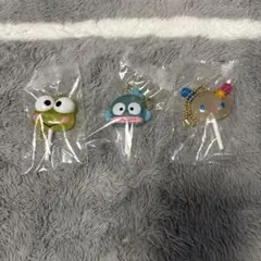 サンリオキャラクターズカラフルキャンディチャーム ハンギョドンけろっぴウサハナ