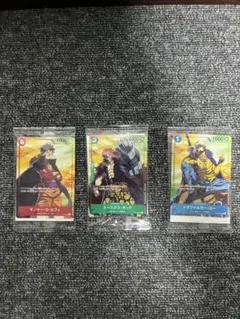 ワンピース カード セブンイレブン プロモ ３種　まとめ売り