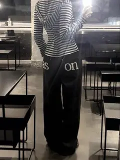 新品★即日発送★韓国ASON as''on ブラック デニムパンツ　M /l6