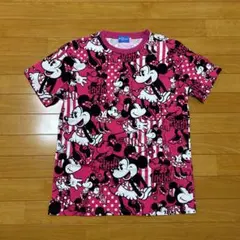 ミッキー ミニー プリント Tシャツ