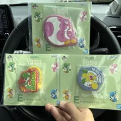 【1番くじ】スーパーマリオ　ヨッシー　E賞3点セット