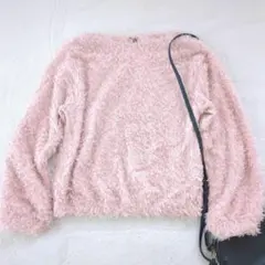 ロペピクニック◇シャギーニット もこもこ リボン バレエコア ガーリー 38