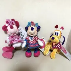 ミニーのファンダーランド　ぬいば　ミニー　プルート　ぬいぐるみチャーム