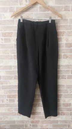 【Ranan】テーパードパンツ　ブラック　オフィス