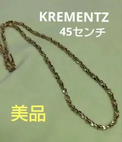 クレメンツKREMENTZ ゴールド ペタルチェーン ネックレス 48cm　美品