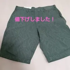 UNIQLO　ユニクロ　迷彩柄 グリーン ショートパンツ M