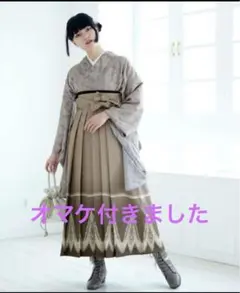utatane 着物 袴 、二尺帯、カチューシャ、バックセット　ニコアンティーク