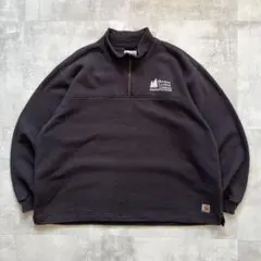 USA古着　carhartt カーハート　スウェット　フェード　企業ロゴ　3XL