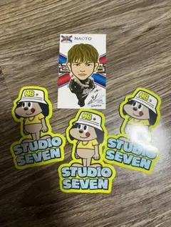 3JSB NAOTO カード　STUDIO SEVEN マスコット