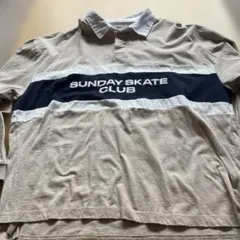WEGO ラガーシャツ SUNDAY SKATE CLUB