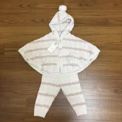 ★ 新品 タグ付き　ジェラートピケ ポンチョ パンツ セット 80-90 ★