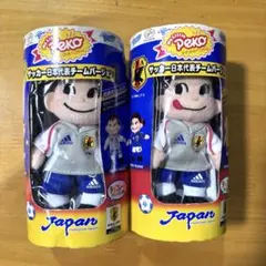 ペコちゃん　ポコちゃん　サッカー日本代表チーム　アウェイユニフォーム