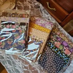 花柄生地 はぎれ 16枚セット