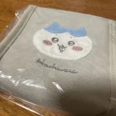 ハチワレ　ふわふわワッペン　ミニポーチ