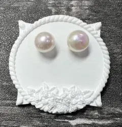 天然淡水パールペアルース　ラウンドパール　エジソン　ダイヤモンドカット　パーツ 大粒淡水真珠 選べる エジソンパールのスルーペンダント(K14gf)12.5mm