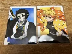 鬼滅の刃　アニプレックスオンラインくじ　ランダムブロマイド　獪岳、我妻善逸