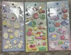 つぶらな瞳　ぷくぷくシール　セット