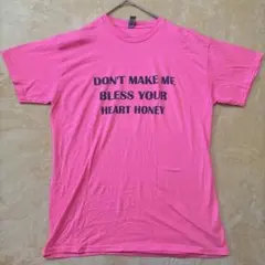 GILDAN ギルダン ロゴ プリント Tシャツ クルーネック 半袖 L ピンクのサムネイル