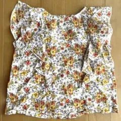 PAIR MANON 花柄 トップス 120cm フリル 半袖 女の子