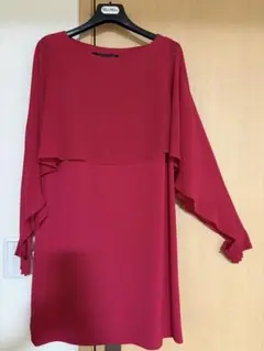 ZARA WOMAN 深いピンク　ドレス