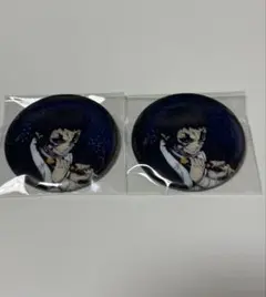 鬼滅の刃 無限城 ランダムグリッター缶バッジ 獪岳 2点セット
