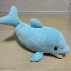 イルカ ぬいぐるみ 水色のサムネイル