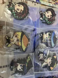 鬼滅の刃 アクリルストラップ、ラバーストラップ全7個