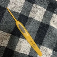 イエロー かぎ針 4.0mm