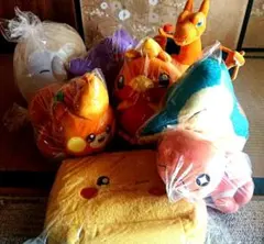 美品！最終セール！！ポケモン　めちゃもふぐっとぬいぐるみ　もこもこトランク　7点