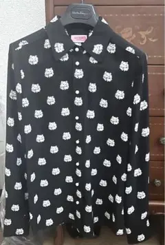 kate spade NEW YORKグレー 七分袖シャツ - メルカリ