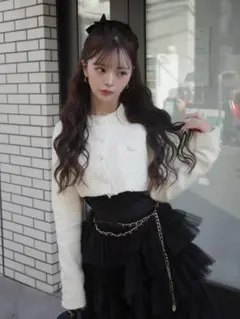 新品 Darich ダーリッチ　リュクスツイードショートジャケット