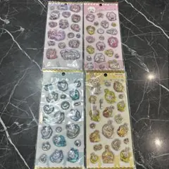 ちいかわ　ウォーターインシール　4種セット　ハチワレ　うさぎ　みんな　モモンガ