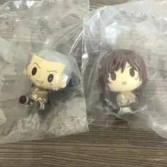 進撃の巨人　一番くじ　G賞　ちょこのっこフィギュア　コニー&サシャ