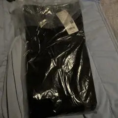 ユニクロワッフルヘンリーネックTシャツ長袖(黒色)