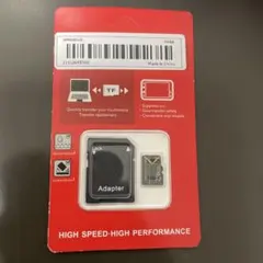 256GB TFカード アダプター付き