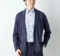 AOKI パジャマスーツ　テーラードジャケット　洗える　超ストレッチ　Sサイズ