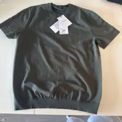 Theory クルーネック ニットTシャツ 新品 カーキのサムネイル