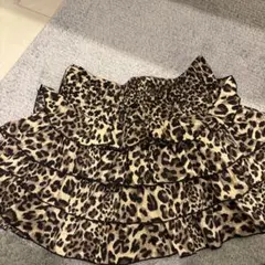 ROMWE レオパード柄 フレアスカート L