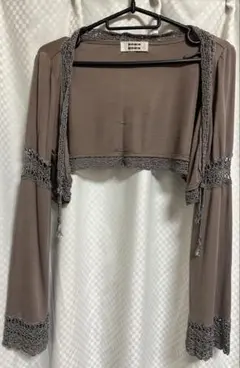 MINIMUM レースボレロカーディガン