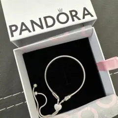限定非売品】 PANDORA パンドラ フラワーモチーフ ブレスレット 17 