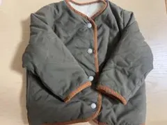 カーキ ボアリバーシブルアウター95