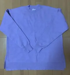 ★週末セール★URBAN RESEARCH DOORS パープル ニットセーター